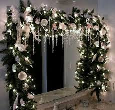 Swag Over Bathroom Mirror Christmas Tree Inspiration Christmas Garland Christmas Decorations