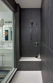 Possibilities here are endless, from wood, concrete, ceramic tiles, stone tiles to even. Tiled Showers Tips And Ideas For Unique Designs Large Shower Tile Gray Shower Tile Dark Tile Shower