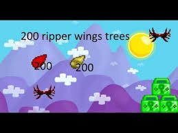Info click on an item's icon or name to open its information box! Growtopia Making 200 Ripper Wings Trees Youtube