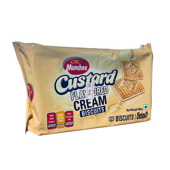 Custard Flavoured Cream Biscuts 365G