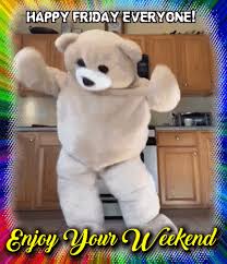 Dancing, beer, wine and relaxing is on the cards when its friday!! Happy Friday Funny 13 Funny Friday Gif Funny Quotes Happy Friday Funny Happy Friday Images Happy Friday Meme Unkleaboki
