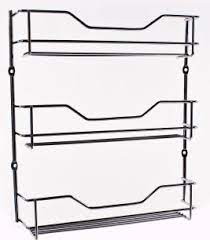 Slip on the brown baking paper, roll it out and secure it to the wall with magnets. 3 Tier Chrome Spice Rack At Mighty Ape Nz