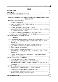 Derecho Procesal Civil I Proceso De Conocimiento Abreviado Y Sumarisimo By Gina Paloma Pinto Cruz Issuu