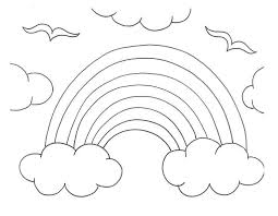 Rainbow Coloring Page Printables Printable Coloring Pages Coloring Pages Coloring Pages For Kids