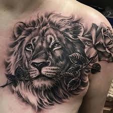 Chest Tatuering Lion Tattoo Sleeves Lion Head Tattoos Chest Tattoo Men