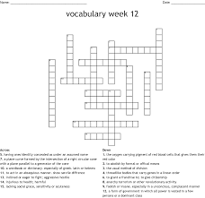 We did not find results for: Vocabulary Week 12 Crossword Wordmint
