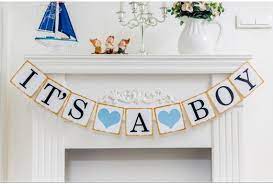 Baby Boy Banner Its A Boy Banner Baby Shower Banner Boy Etsy Baby Shower Banner Boy Baby Shower Decorations For Boys Baby Shower Decorations