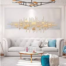 Opbsite Modern Style Wall Sculpture Metal Wall Decoration Movable Home Decoration Mural Wallpaper In 2020 Metal Wall Art Decor Large Metal Wall Art Metal Tree Wall Art