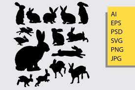 Download Bunny Silhouette Svg Free Free Svg Cut Files Create Your Diy Projects Using Your Cricut Explore Silhouette And More The Free Cut Files Include Svg Dxf Eps And Png Files PSD Mockup Templates