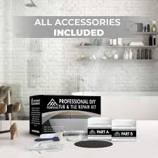 Check spelling or type a new query. Tub Repair Kit White For Acrylic Porcelain Enamel Fiberglass Tub Repair Kit For Sink Shower Countertop Bathtub Refinishing Kit For Cracked Bathtub Scratches Shower Bases Pans
