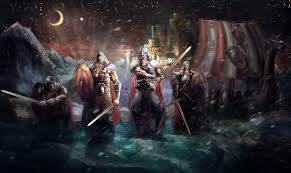 Vikings transports us to the brutal world of ragnar lothbrok, a viking warrior and farmer who yearns to explore and raid the distant shores across the ocean as ambition and innovation rattle his civilization. Viking Art Carvings Metalwork Modern Fan Artwork Life In Norway