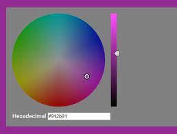 Use the mouse wheel to input text field values while hovering over them or the hue while hovering over the after you find a fitting color, you can export it as a hexadecimal, rgb, hsv, or hsl color code. Color Wheel Style Hsv Hex Color Picker Plugin With Jquery Free Jquery Plugins