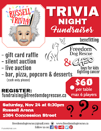 November is the eleventh and penultimate month of the year in the julian and gregorian calendars. Russell Trivia For Freedom Dog Rescue The Review Newspaper