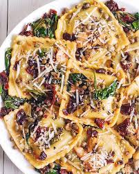 Italian Ravioli With Spinach Artichokes Capers Sun Dried Tomatoes Ingredients 8 Oz Ravioli Cheese Ravioli Or Pes Recipes Pasta Dishes Vegetarian Recipes