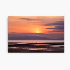 The soft sandy beaches offer beautiful views, especially around sunset. Troon Beach Canvas Prints Redbubble