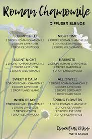 Roman Chamomile Diffuser Blends Essential Oil Diffuser Recipes Living Essentials Oils Essential Oil Diffuser Blends