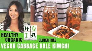 How To Make Healthy Organic Vegan Cabbage Kale Carrot Kimchi Recipe Diane Yang Kirk Ep 43 Youtube