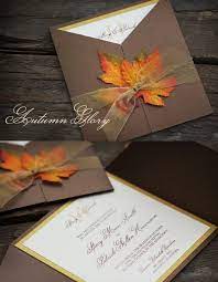 Fall Wedding Invitation By Enchanted Moments Invitations Cards Invitation Mariage Idees De Mariage Mariage Automne