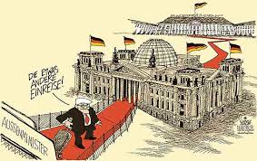Bundespräsident, cartoon, karikatur, muslimeritis, politik. Oliver Schopf Politische Karikaturen Frank Walter Steinmeier Wird Zum Neuen Bundesprasidenten Gewahlt