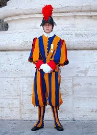 The swiss guard has protected the pope and his residence since 1506, and that has not changed to this day. Steve Keating On Twitter The Vatican S Swiss Guard Still Wears A Uniform Designed By Michelangelo In The Early 16th Century
