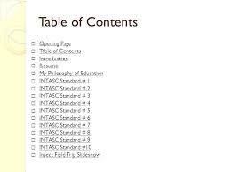 Blank Table Of Contents Template 3 Templates Example Templates Example In 2020 Table Of Contents Template Teaching Portfolio Table Of Contents