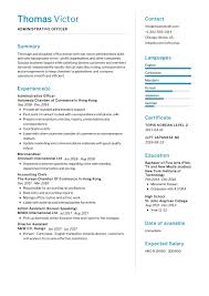 If the posting does tell you the salary range, it either fits your needs or it doesn't. Administrative Officer Resume Sample 2021 Writing Tips Resumekraft
