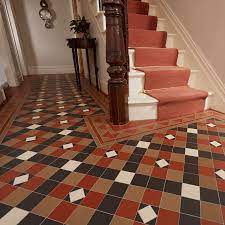 You won't see as many warm undertones like red, orange, or yellow. Victorian Floor Tile Gallery
