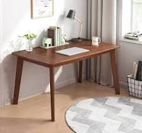 Amazon.com: IOTXY Simple Wooden Writing Desk - Modern ...
