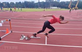 Quách thị lan (giữa) thi đấu tại olympic 2020. Slnybgmnq66btm