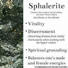 Sphalerite Crystal Meaning Crystal Therapy Healing Magic Gemstone Healing