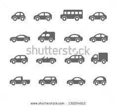 Car Icons Stock Vector 132254912 Shutterstock Car Icons Car Vector Icon