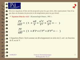 La pression totale d'un mélange de gaz parfaits est la somme des pressions partielles des gaz considérés comme occupant seuls le volume total à la température. Ppt Cours De Thermodynamique Module En 21 Powerpoint Presentation Id 3303318
