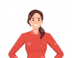 Image of woman smiling with her hands on her hips, looking confident