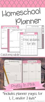 Homeschool Planner Pretty In Pink Style Homeschool Planner Homeschool Homeschool Activities