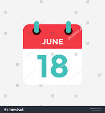18 Of June Flat Icon Calendar Date Day And Month Vector Illustration Ad Affiliate Icon Calendar Flat June In 2020 Flat Icon Calendar Date Branding Design