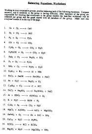 Balancing chemical equations step by step practice problems | how to pass chemistry. Balancing Equations Worksheet Chemical Practice Sumnermuseumdc Org