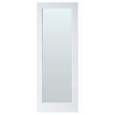 Masonite 36 In X 80 In Full Lite Solid Core Primed Mdf Interior Door Slab With Sandblasted Privacy Glass 38628 The Home Depot Doors Interior Indoor Glass Doors Masonite Interior Doors