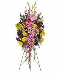 When you come to us, you will leave happy knowing that you're receiving quality service and even better flowers. Rainbow Of Remembrance Spray In Stockton Ca J S Flowers