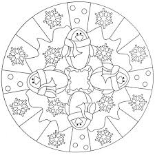 Mandala Coloring Page Penguin Mandala Coloring Pages Mandala Coloring Christmas Coloring Pages