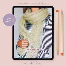Discover free knitting patterns for socks, accessories, toys, hats, mittens, home décor and more. Mini Mohair Scarf Knitting Pattern Lauren Aston Designs