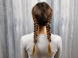 Do this by crossing the right strand under the middle strand and then. Double Dutch Braid Hairstyle Video Tutorial Diy Crafts