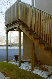 Diy External Stringers Rustic Deck Exterior Stairs Deck Railing Ideas Cheap