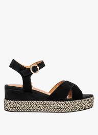 Parcourez notre sélection de sandales plate forme : Soldes Sandales Compensees En Cuir Black Bocage Femme Place Des Tendances