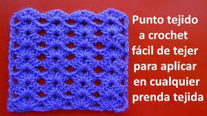 Comparto con ustedes todo lo que encuentro en la web Punto Tejido A Crochet Facil De Tejer Para Aplicar En Cualquier Prenda Tejida Youtube