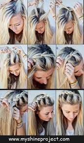 Style the hair into a high pony. 22 Easy Hair Tutorials Diy Hairstyles Easy Hairstyles Hair Styles Medium Hair Styles
