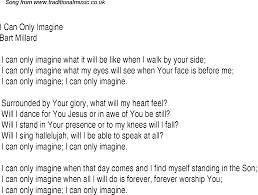 I Can Only Imagine Gospel Song Lyrics Song Lyrics And Chords Worship Songs