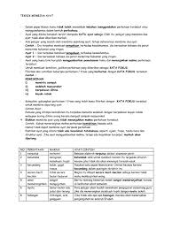 Anda tidak boleh menambahkan imbuhan, menukarkan imbuhan atau menggunakan perkataan itu sebagai peribahasa dan nama khas. Teknik Membina Ayat