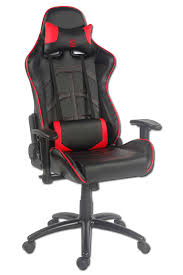 This game chair combines style, comfort and convenience with its brown leather seating, adjustable positions and casters. Gaming Chairs Lc Power