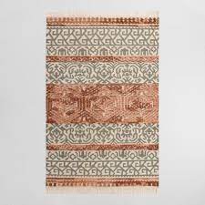 Blush Wool Kilim Rowena Area Rug V1 Area Rugs Rugs Affordable Rugs