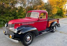 Image result for Red 1946 Truck